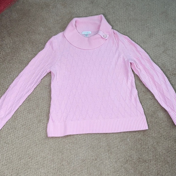 Christopher & Banks pink pullover sweater size large - Picture 1 of 8